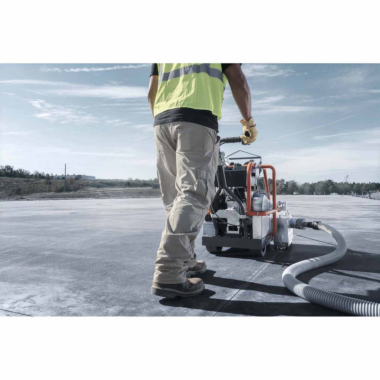 Husqvarna 966845505 Soff-Cut 4000 Self-Propelled Early-Entry Concrete Saw with Vacuum Port - 10