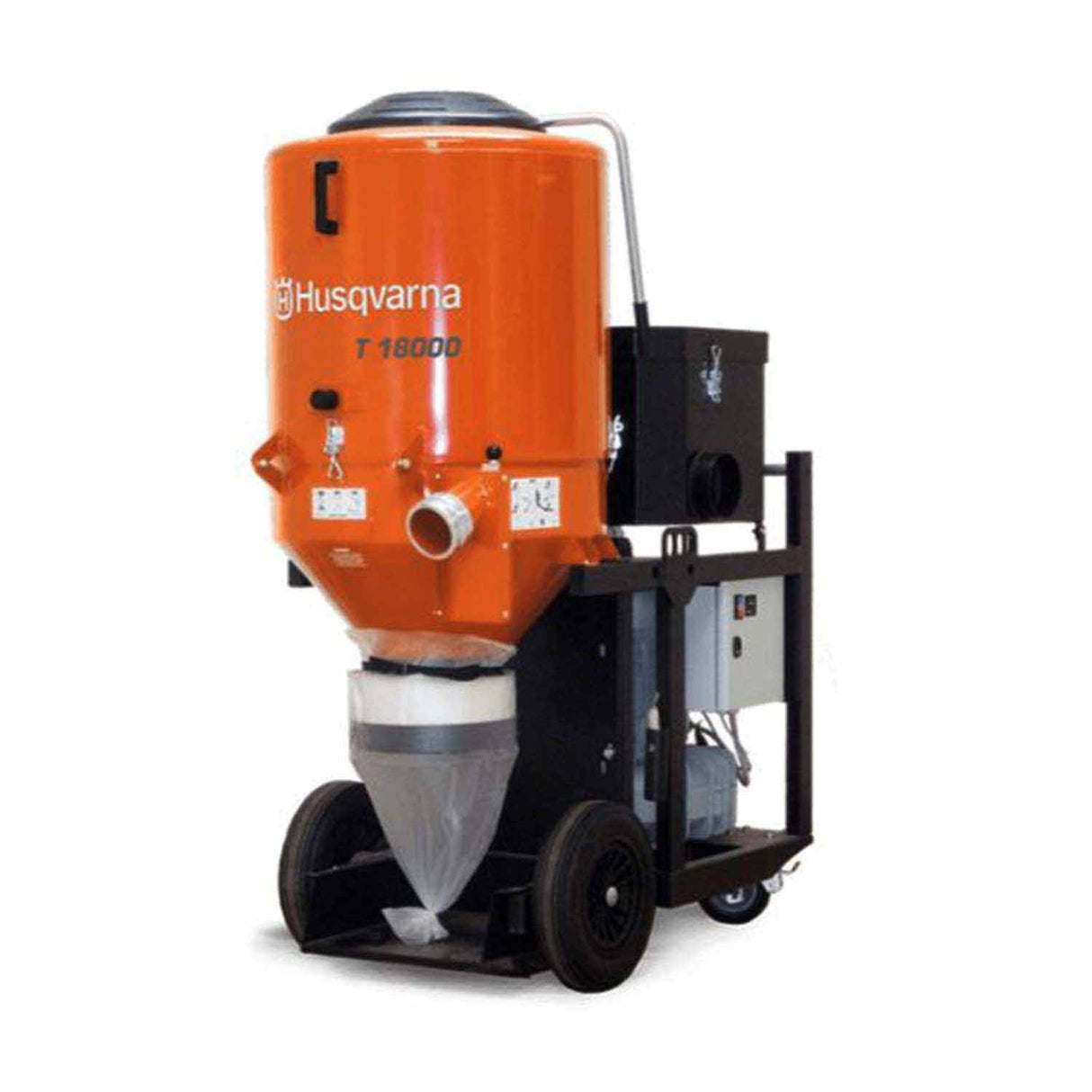 Husqvarna 967663601 T 18000 Industrial Dust Extractor, 480V 3-Phase, 24 Horsepower