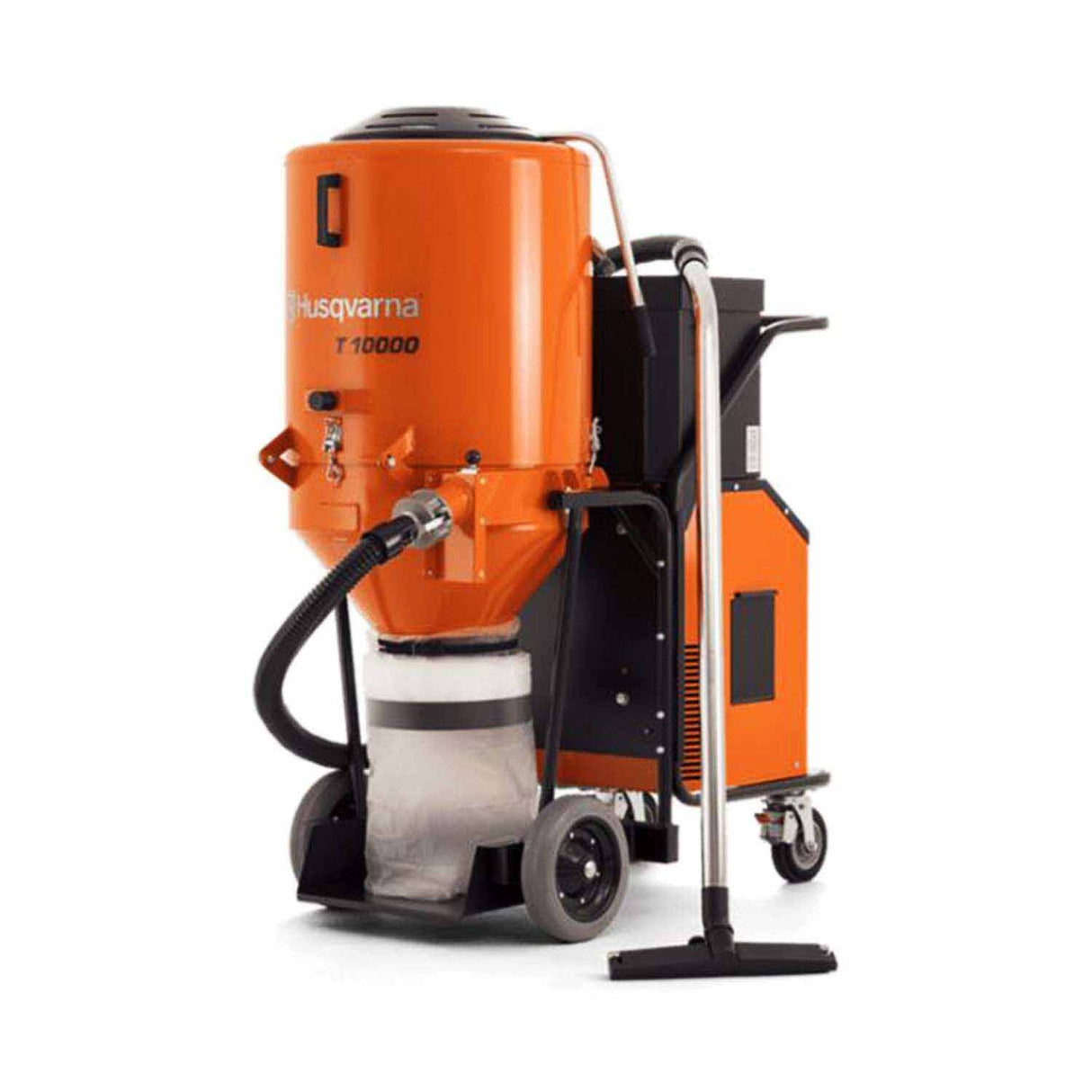 Husqvarna 967663701 T 10000 Industrial Dust Extractor, 480V 3-Phase, 16.9 HP w HEPA H13 Filtration