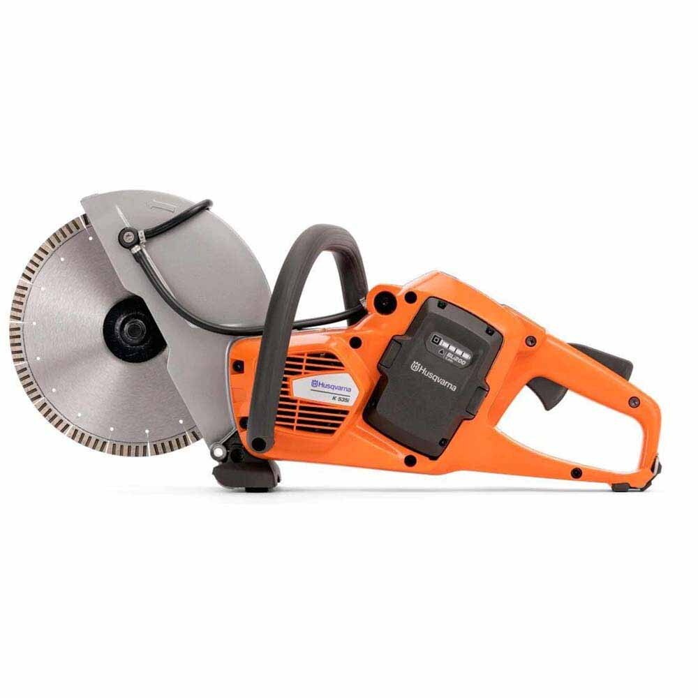 Husqvarna 967795903 K535i Battery-Powered 9" Power Cutter Kit with BLi200 Battery and QC330 Charger - 3