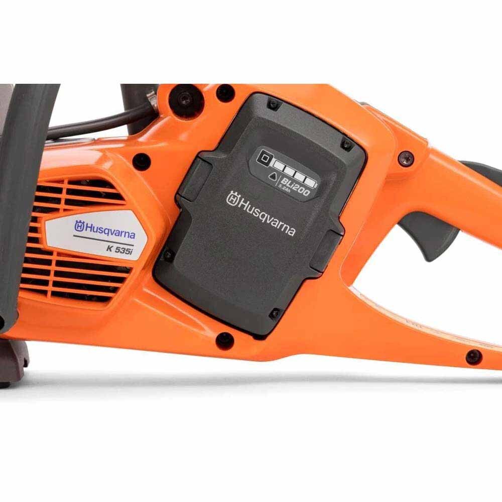 Husqvarna 967795903 K535i Battery-Powered 9" Power Cutter Kit with BLi200 Battery and QC330 Charger - 6