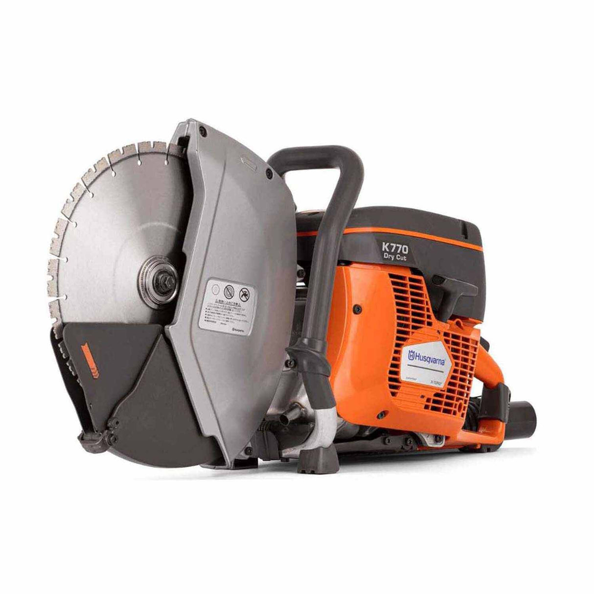 Husqvarna 967942001 K 770 Dry Cut Gas Power Cutter with Integrated Dust Extraction, 12 in Blade