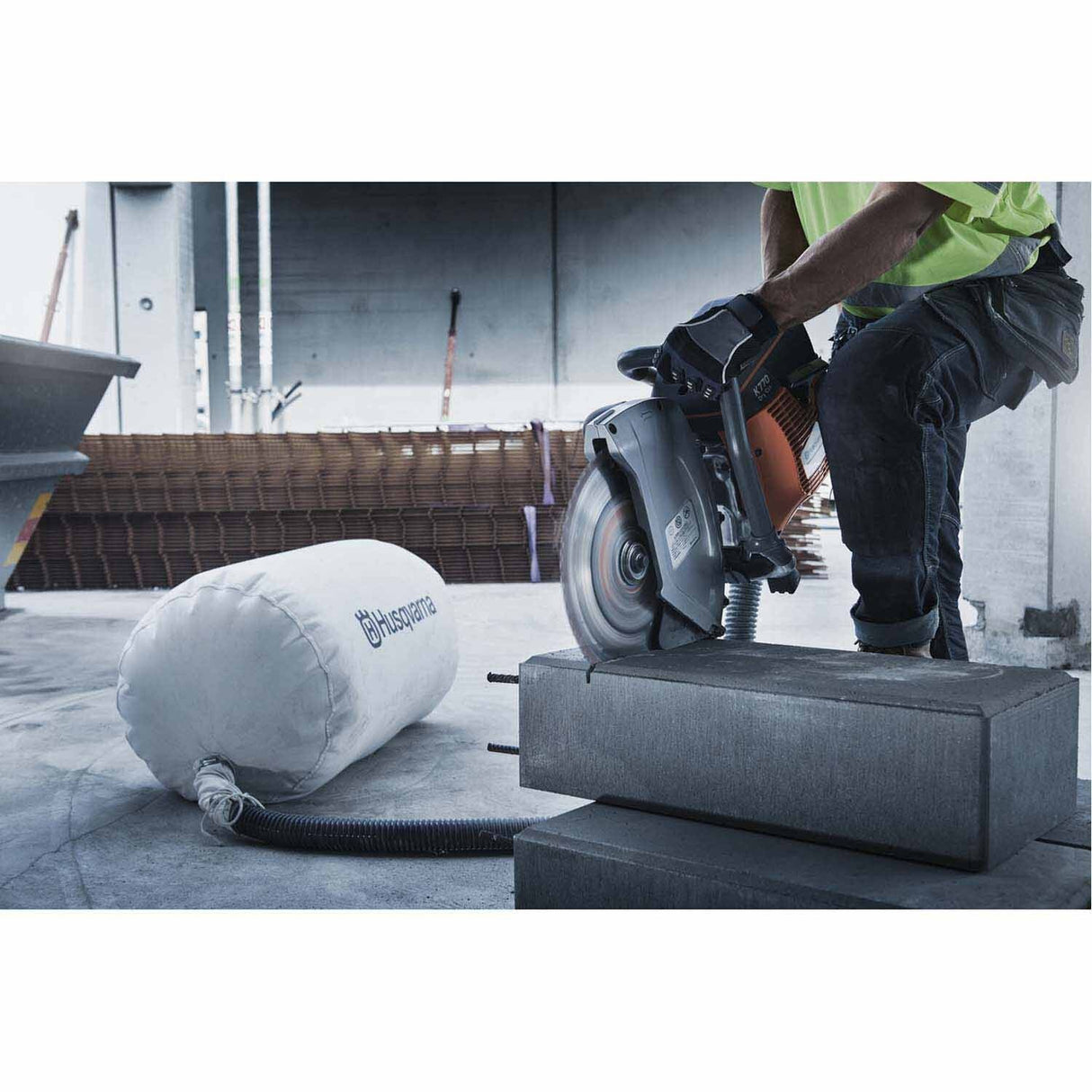 Husqvarna 967942001 K 770 Dry Cut Gas Power Cutter with Integrated Dust Extraction, 12 in Blade - 10