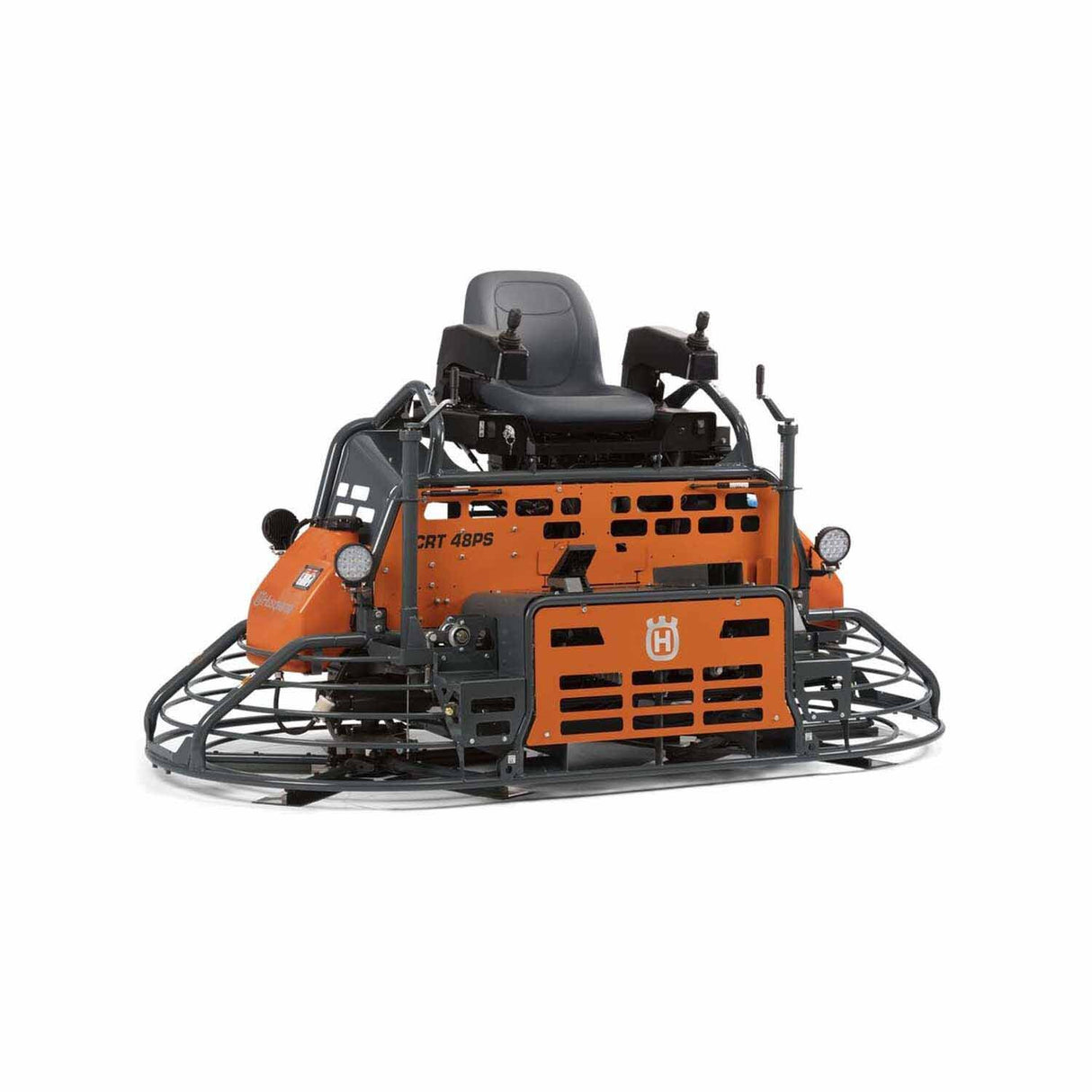 Husqvarna 970461611 CRT 48 PS Ride-On Power Trowel with Power Steering, 48 in Troweling Diameter