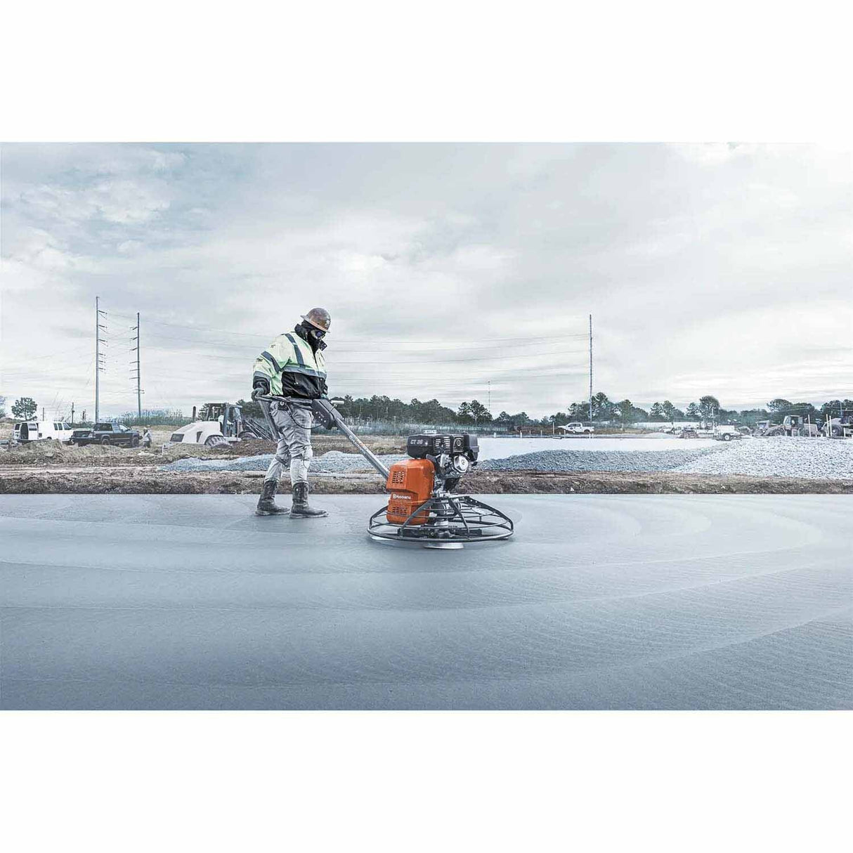 Husqvarna 970465501 CT 36, 5A Walk-Behind Power Trowel with T-Handle, 36 Inch - 5