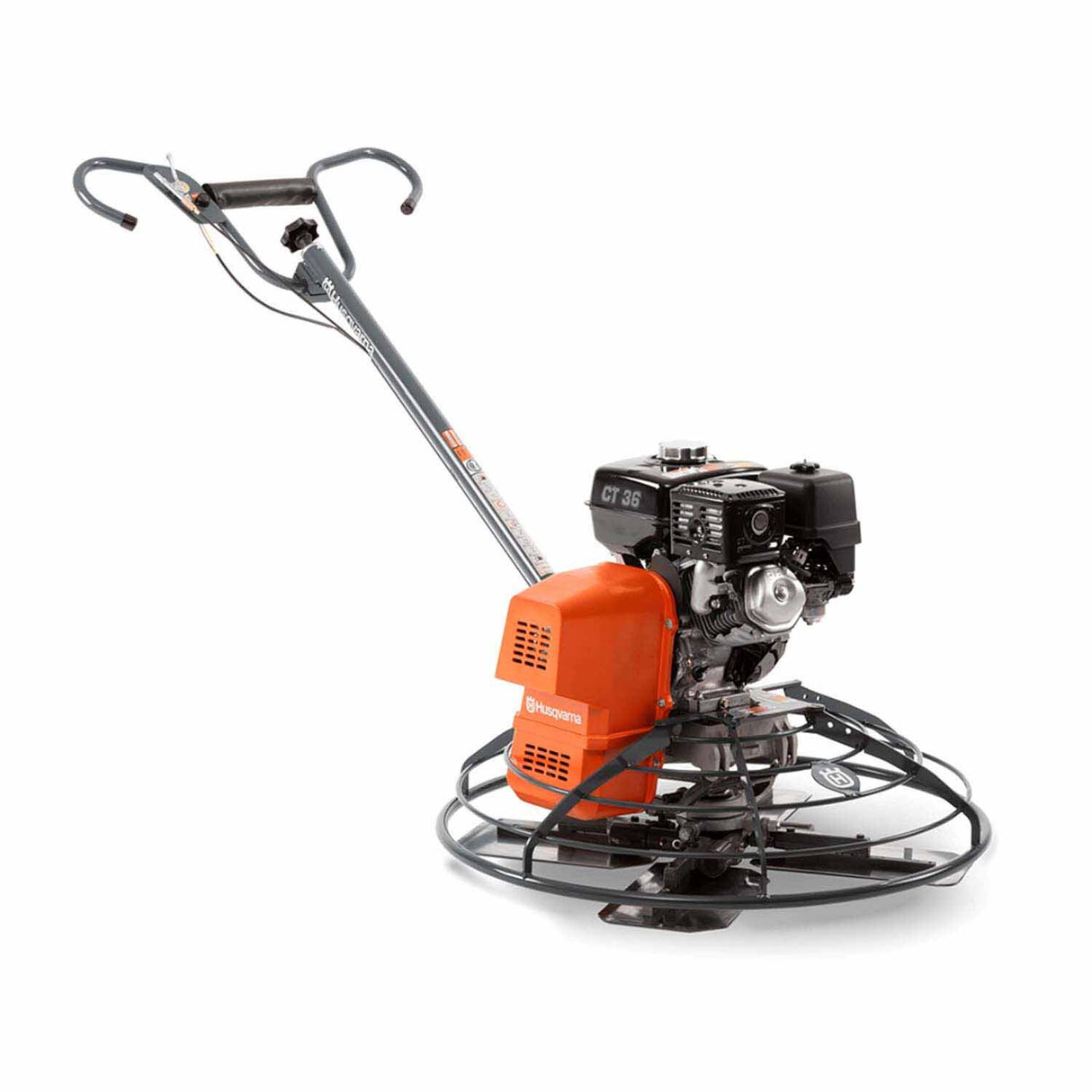 Husqvarna 970465502 CT 36 5 A Walk-Behind Power Trowel with Adjustable T-Handle (4-Blade, 36 in.)