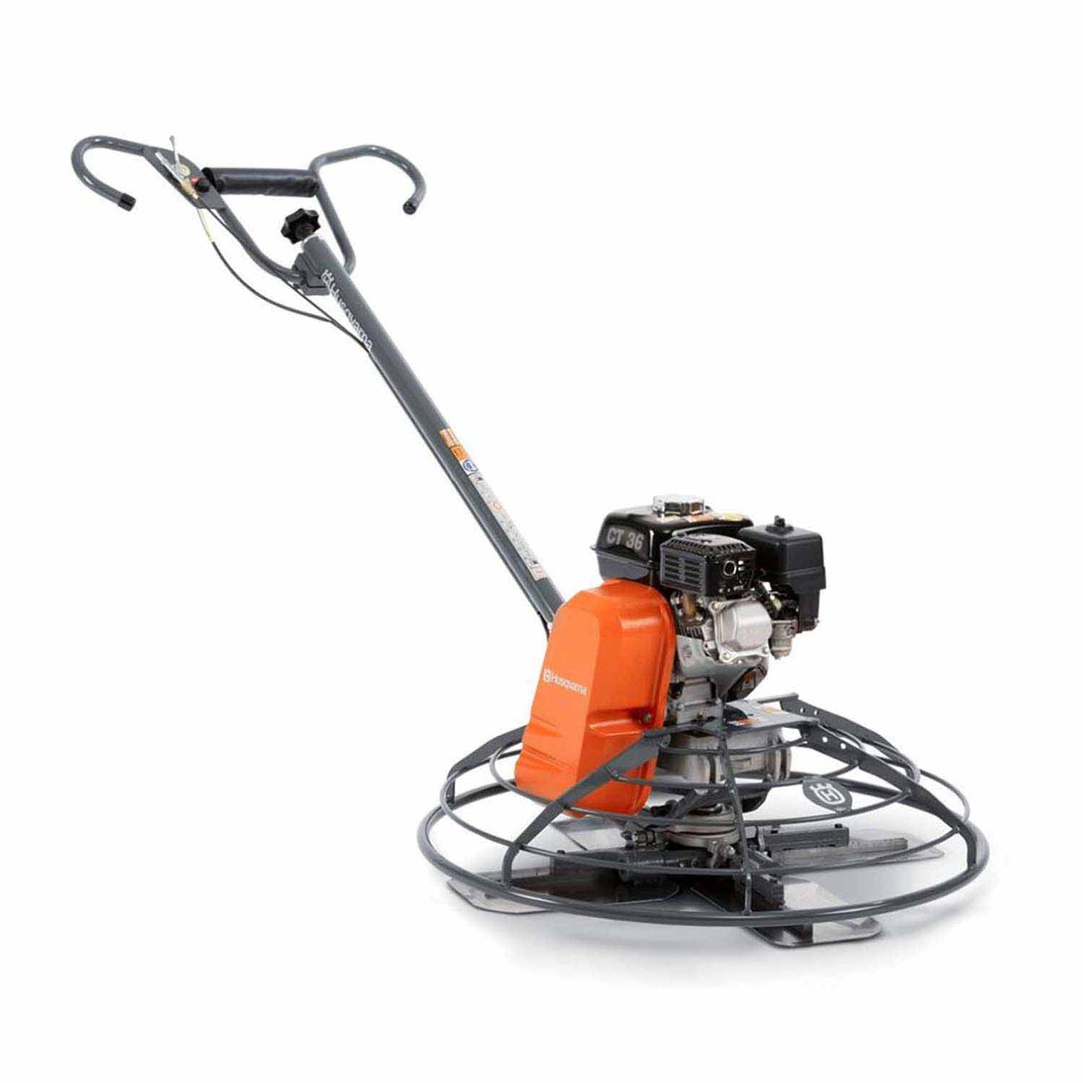 Husqvarna 970465506 CT 36 Walk-Behind Power Trowel with Adjustable T-Handle, 36 in. Diameter