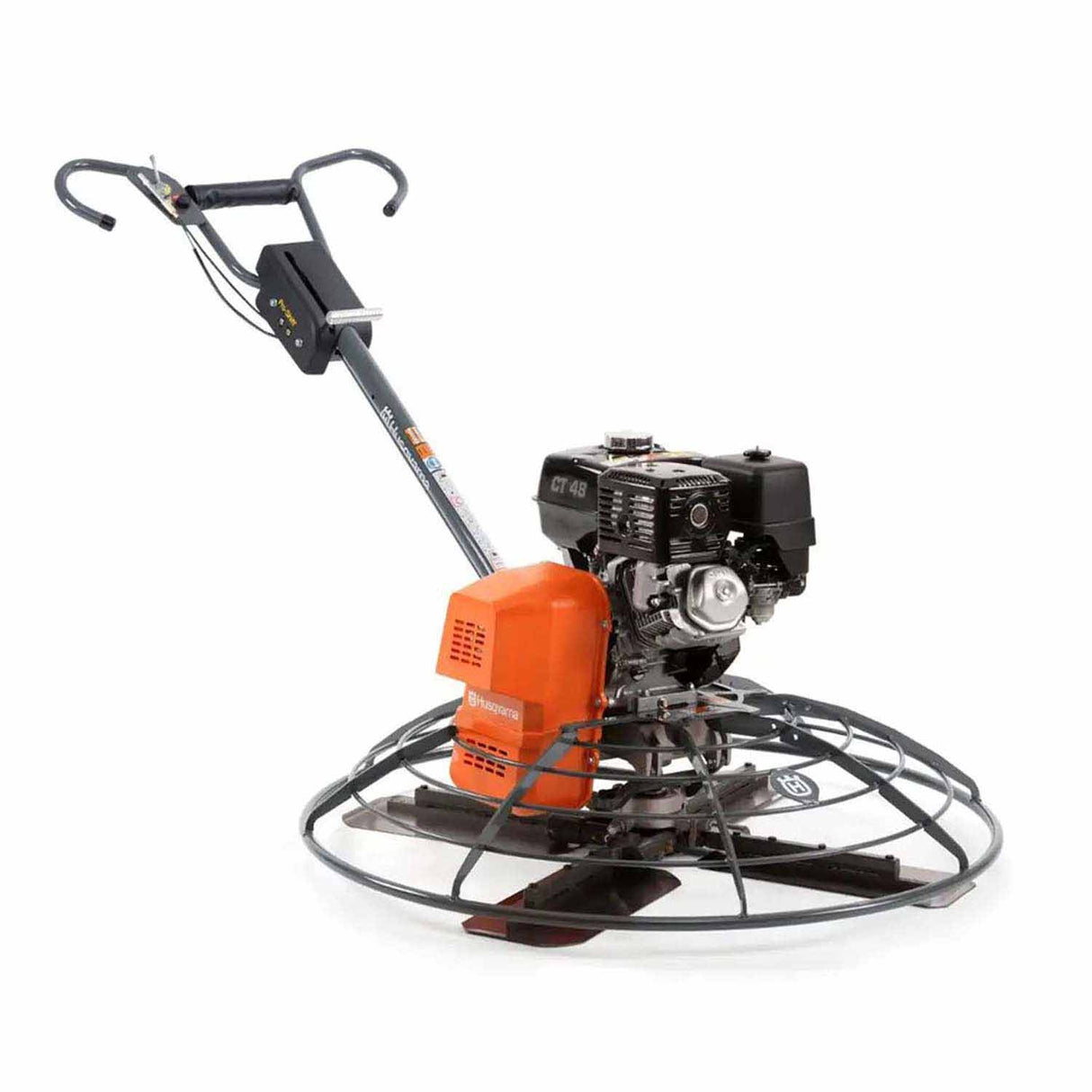 Husqvarna 970465603 CT 48 Walk-Behind Power Trowel with Adjustable Pitch Handle 7.9 hp Petrol Engine