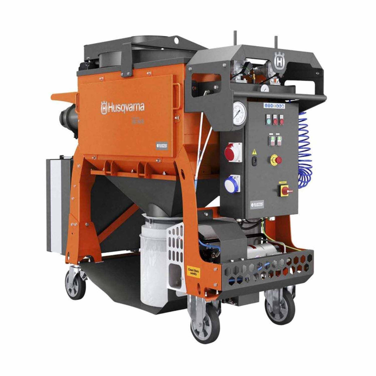 Husqvarna 970685205 Blastrac DC 655 Industrial Dust Extractor (Corded, 3-Phase)