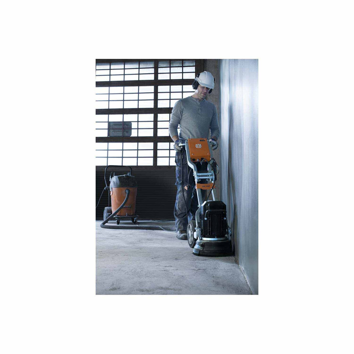 Husqvarna 970703306 PG 280 Single-Disc Floor Grinder, 220-240V, 11 in. Grinding Width - 7