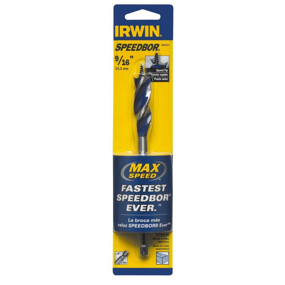 Irwin 3041014 9/16" X 6" SPEEDBOR MAX Dri - 2