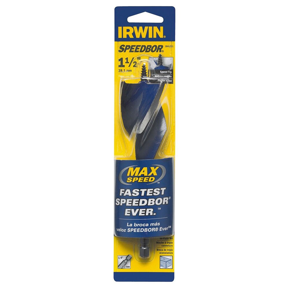 Irwin 3041021 1 1/2" X 6" SPEEDBOR MAX DRILL BIT - 2