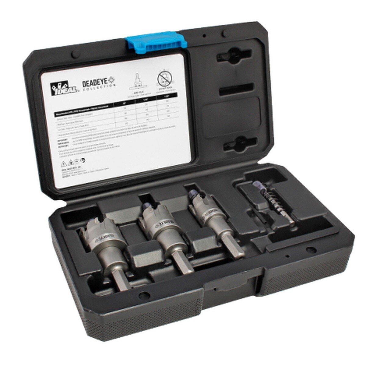 Ideal 36-811 DEADEYE Hole Cutters Kit for Cutting Holes