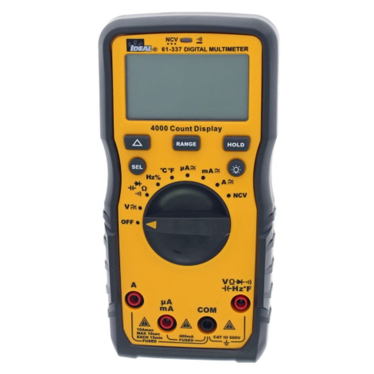 Ideal 61-337 600V Auto-Ranging Digital Multimeter