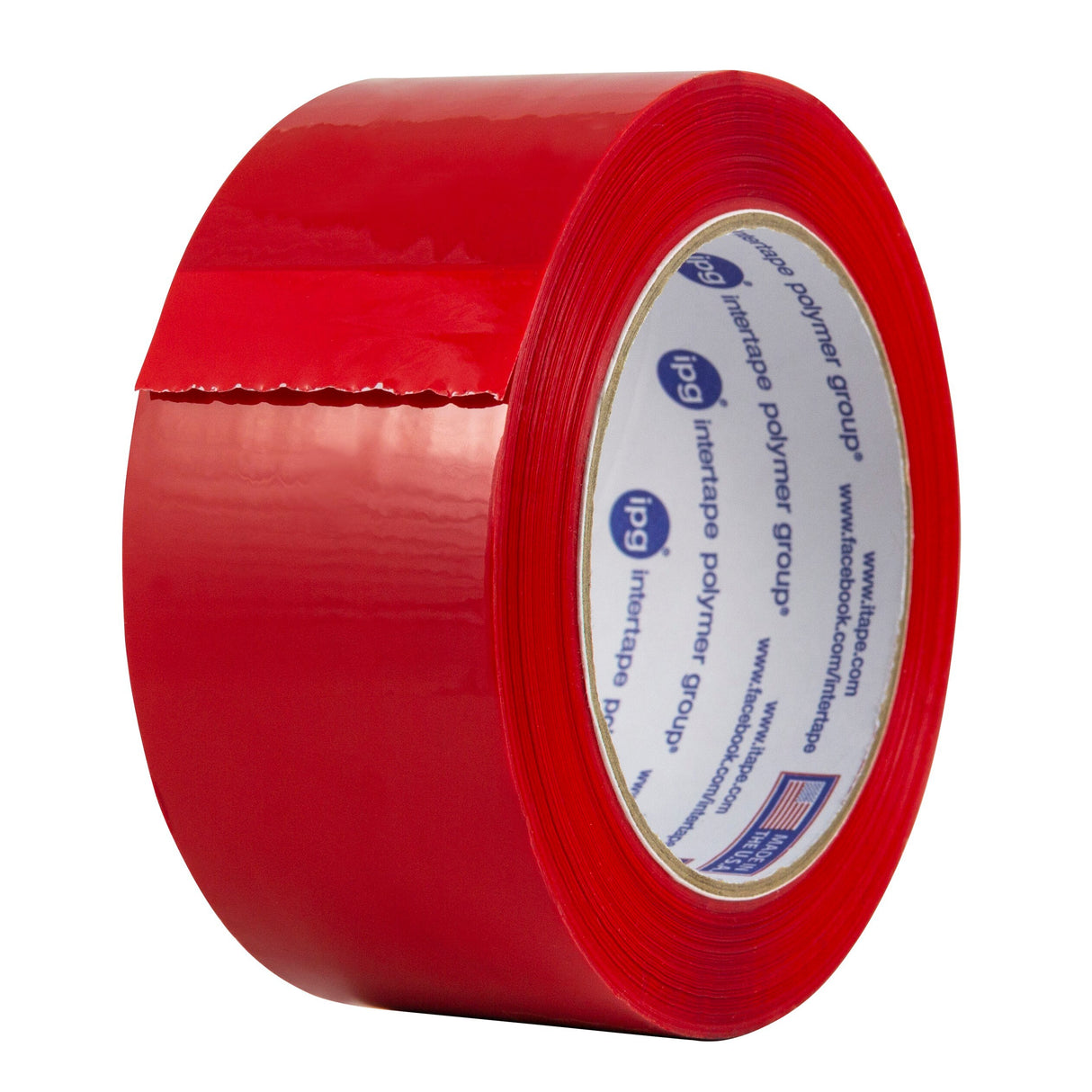 Intertape 321C..22 321 2.1 Mil ColoRed Medium Grade Acrylic CST - Red 72MM X 100M IPG-IPG 24