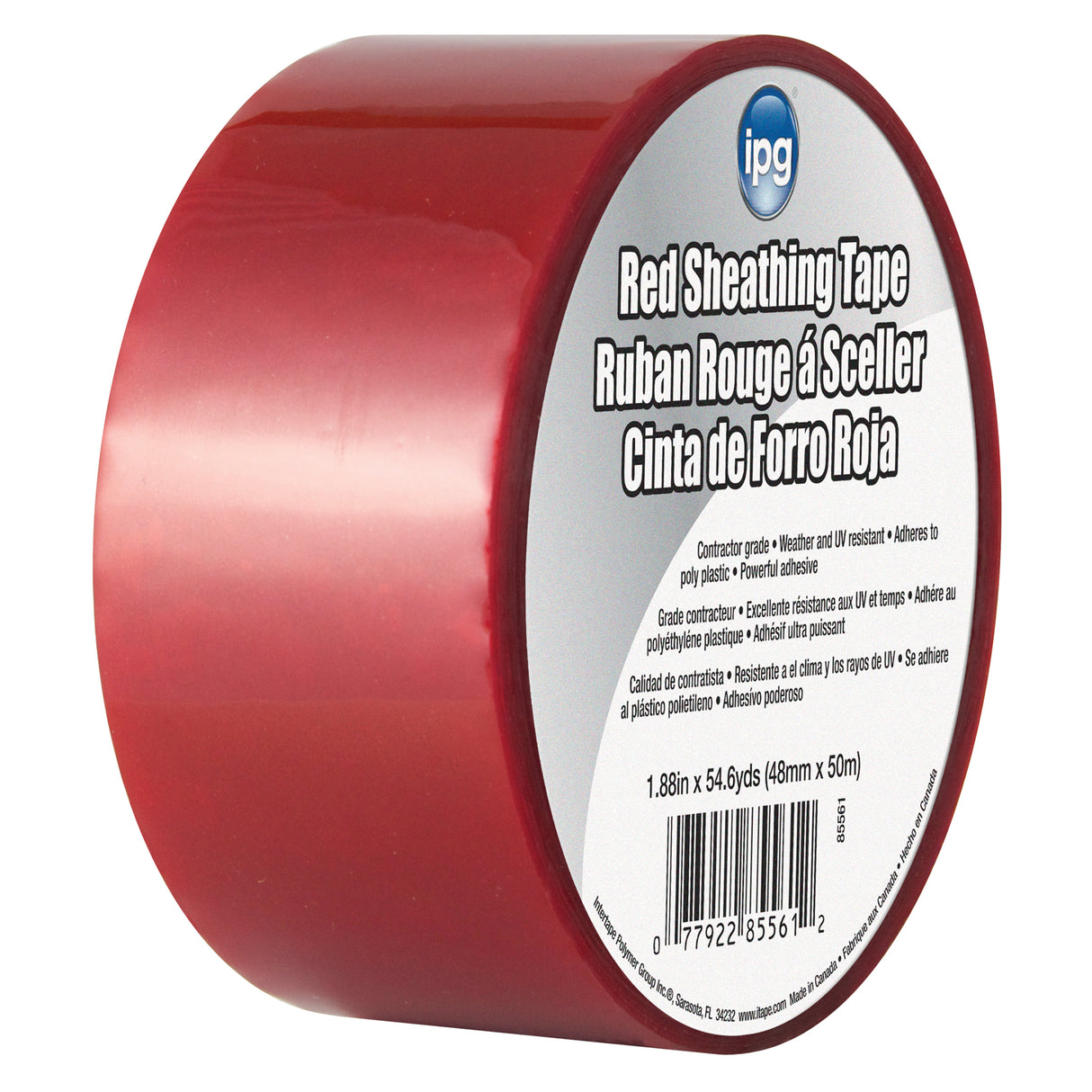 Intertape 5937USR Sheathing Tape - Red 60MM X 50M IP-IP