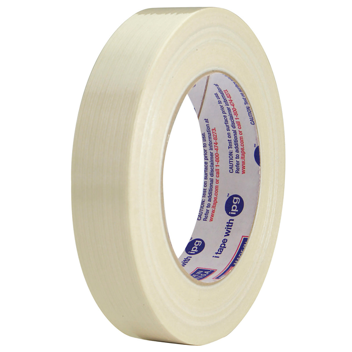 Intertape 76300 815 150# Ivory Medium Grade MOPP Tape - 24MM X 55M IPG-IPG 36