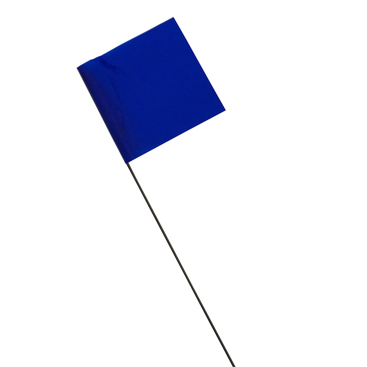 Intertape 900-BLPK FLAGS 3.2 mil PVC Flag on 21" Wire - FLAG Blue 2.5" X 3.5" X 21" PLAIN 1