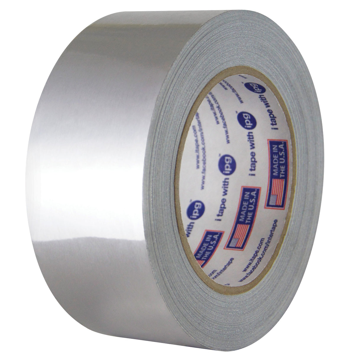 Intertape ALF30001560A ALF300 3 Mil Premium Aluminum Foil Tape Self-Wound - Silver 1.5" X 60YD IP-IP 24