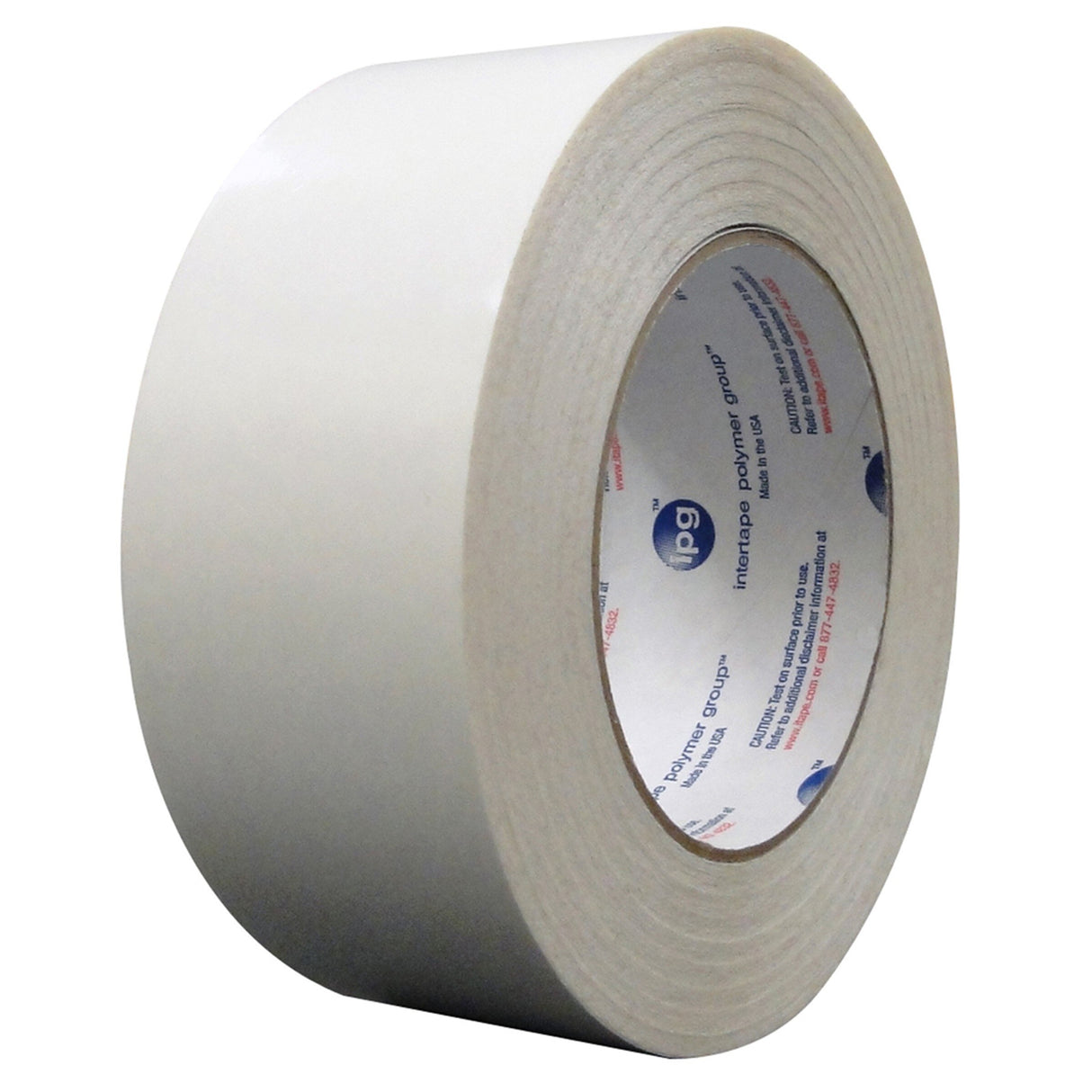 Intertape DCP800A2PW5055 DCP800A2PW 8 Mil DC PET Acrylic and 2 Mil White PET Liner - Clear 50.8MM X 55M IP24