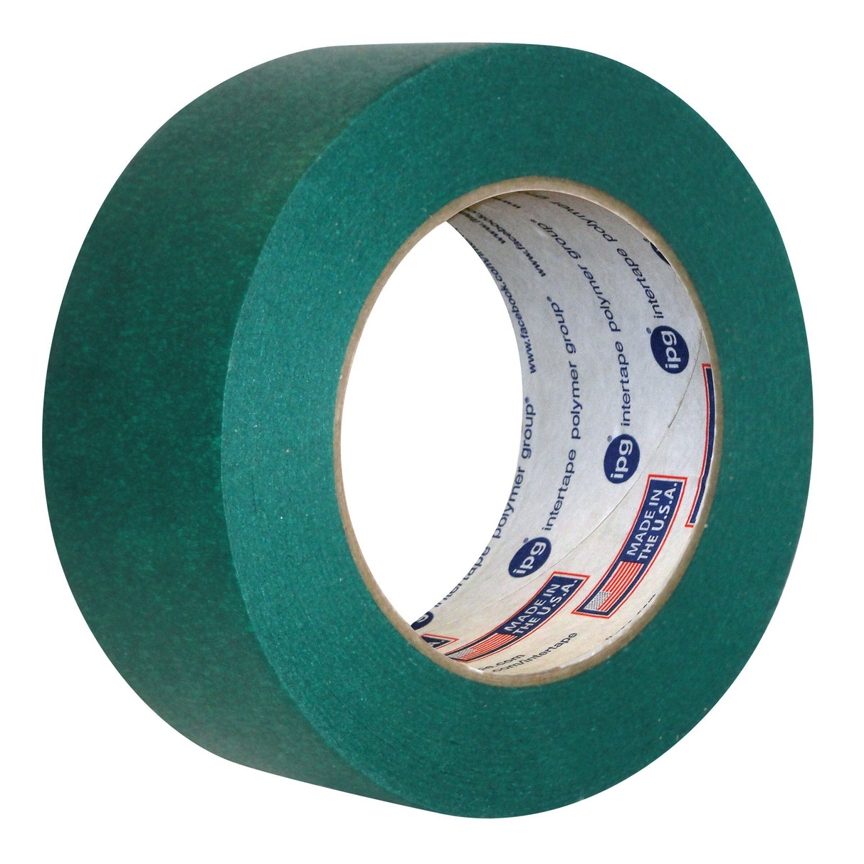 Intertape PF3...172 PF3 ColoRed Specialty Paper Masking Tape - Dark Green 18MM X 54.8M IPG-IPG 48