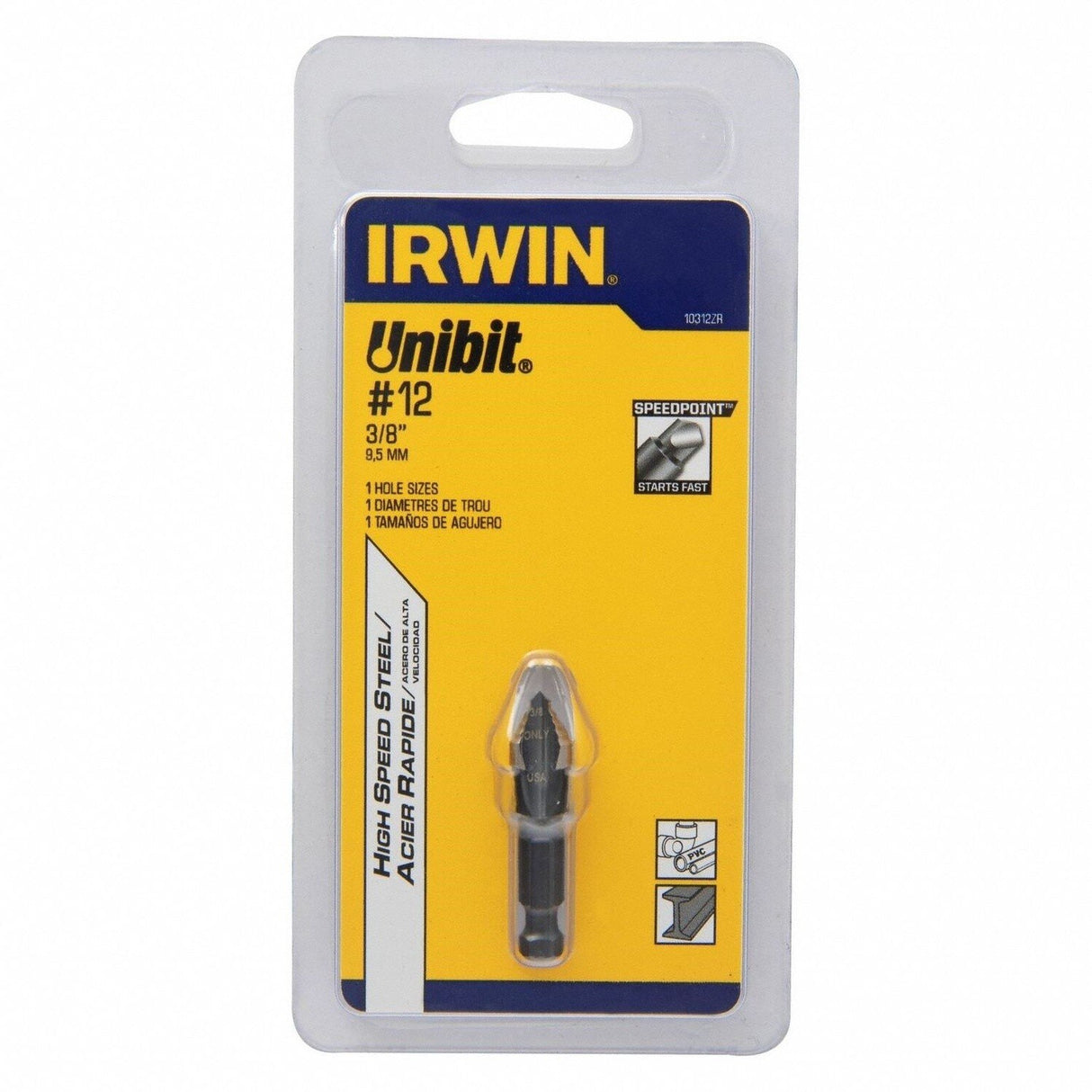 Irwin 10312 #12 Unibit 3/8" - 2