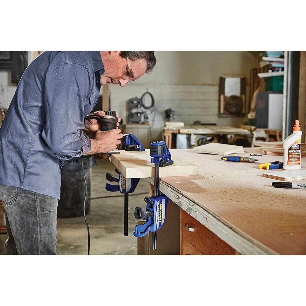 Irwin 1964711 QUICK-GRIP 6" Heavy-Duty One-Handed Bar Clamp/Spreader - 8