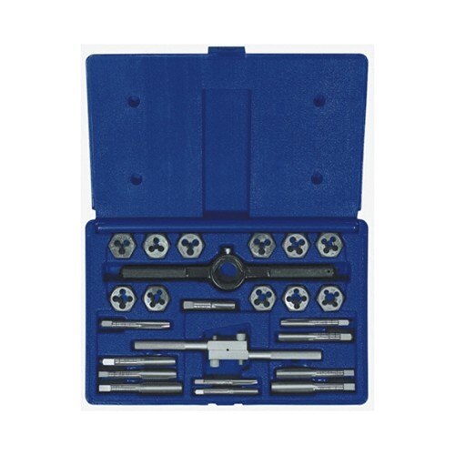 Irwin 24614 24-Piece Fractional Tap & Hex Die Set