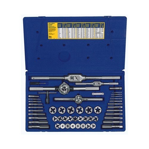 Irwin 26394 53-pc Metric Tap & Hex Die Set