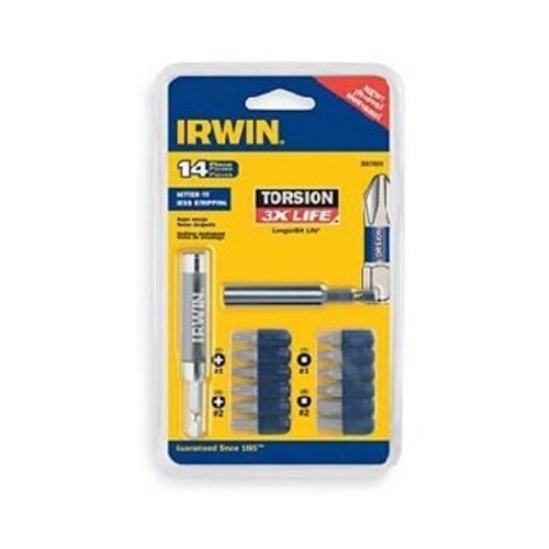 Irwin 3057024 Torsion Bit 14 pc Set