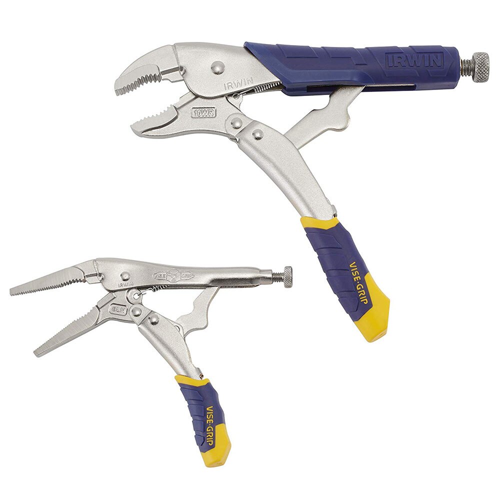 Irwin 77T 2 Piece Fast Release Locking Pliers (6LN and 10WR) - 2