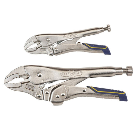 Vise-Grip IRHT82590 Fast Release C-Clamp Locking Plier Set, 10WR 7WR