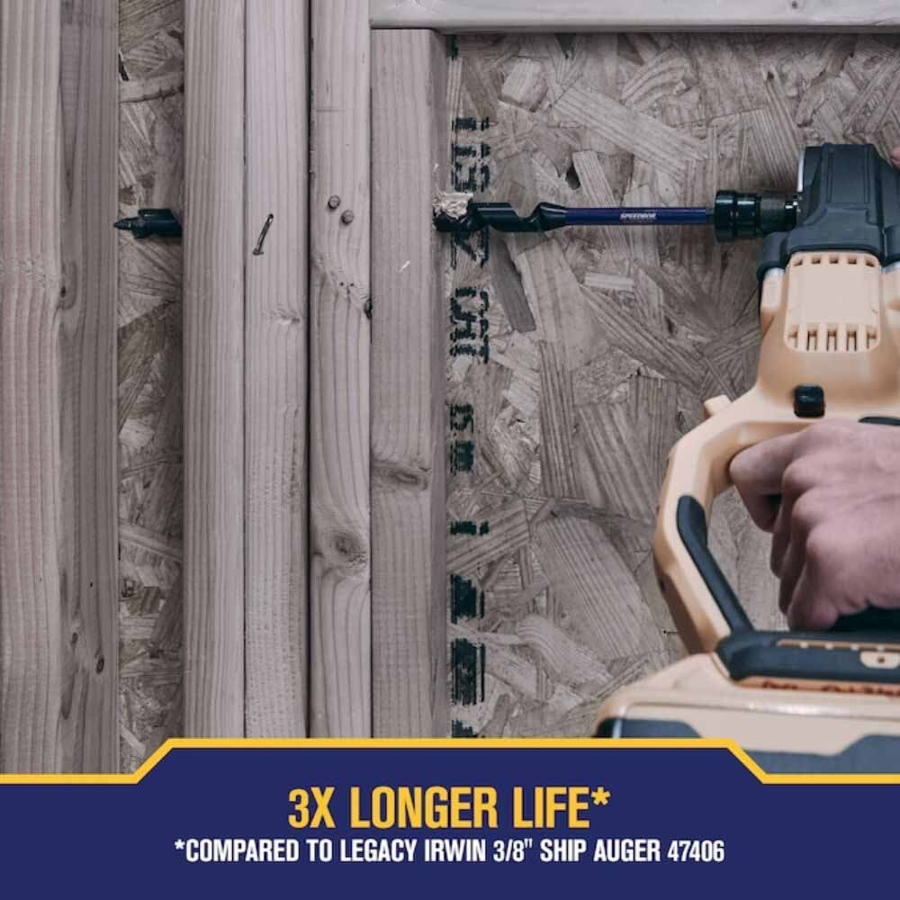 Irwin IWAX3005 3/8-In X 18-In Auger Bit - 3