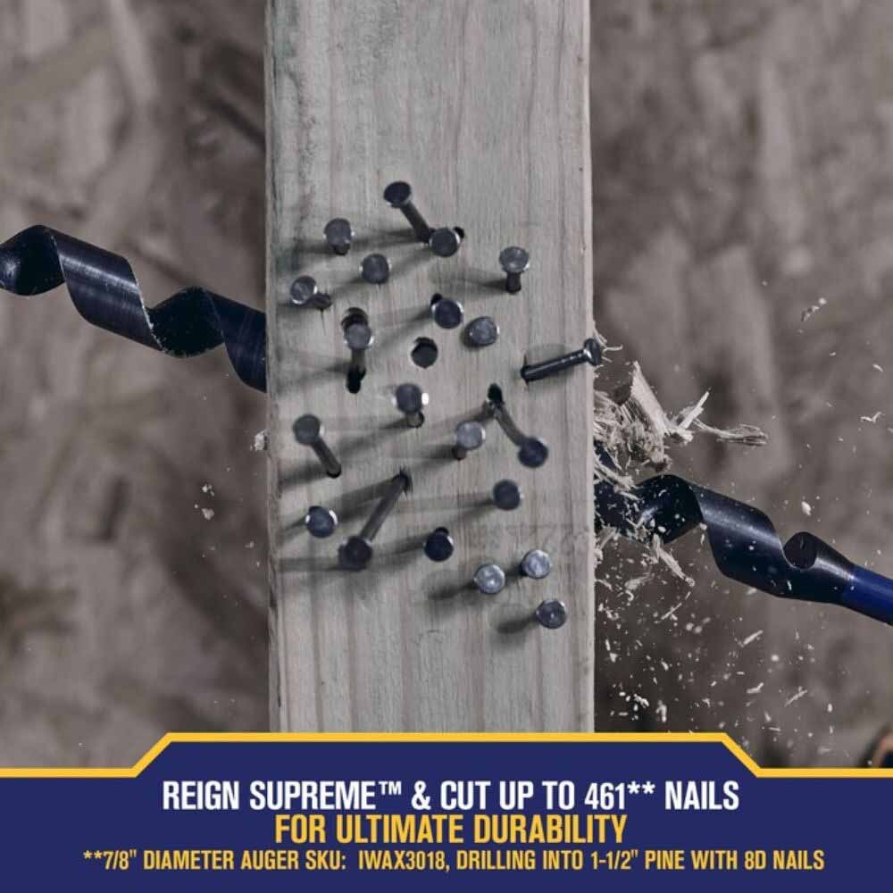 Irwin IWAX3008 3/4-In X 18-In Auger Bit - 5