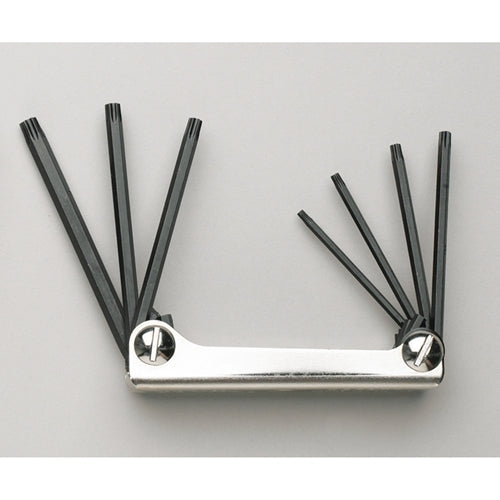 Proto J4979TX 8 Pc. Torx Folding Hex Key Set