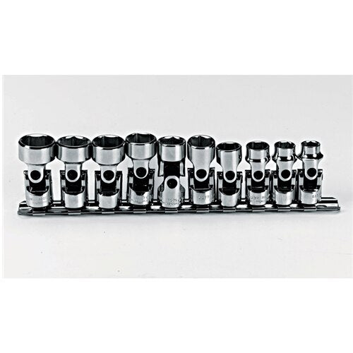 Proto J52201 3/8 Drive 10 Pc. Metric Universal Socket Set - 6 Point