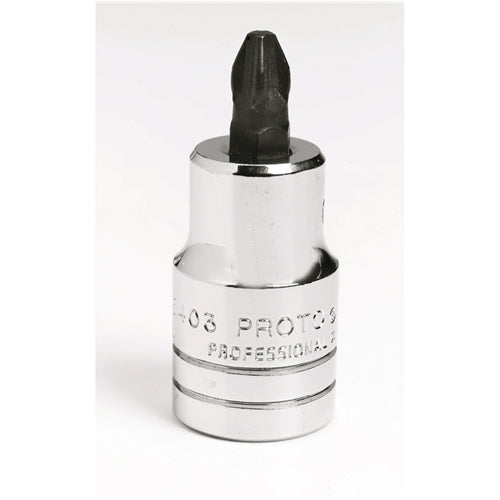 Proto J5403 1/2" Drive Phillips Screwdriver Bit Socket - # 3
