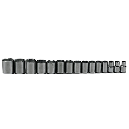 Proto J54110 1/2" Drive 15 Piece Socket Set - 6 Point