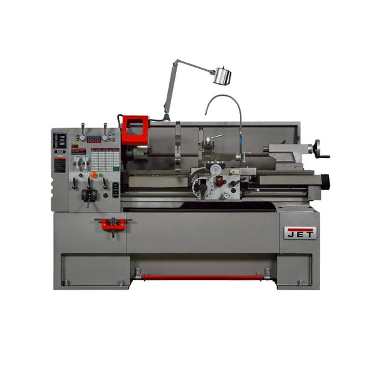 Jet JT1-3280 14x40 Large Spindle Bore Gear Head Lathe with Acu-Rite 203 DRO