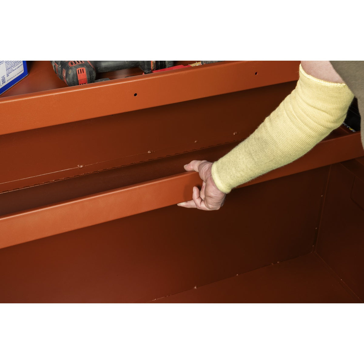 JOBOX 2-684990-01 74" Site-Vaultâ„¢ Drop Front Piano Box - 3