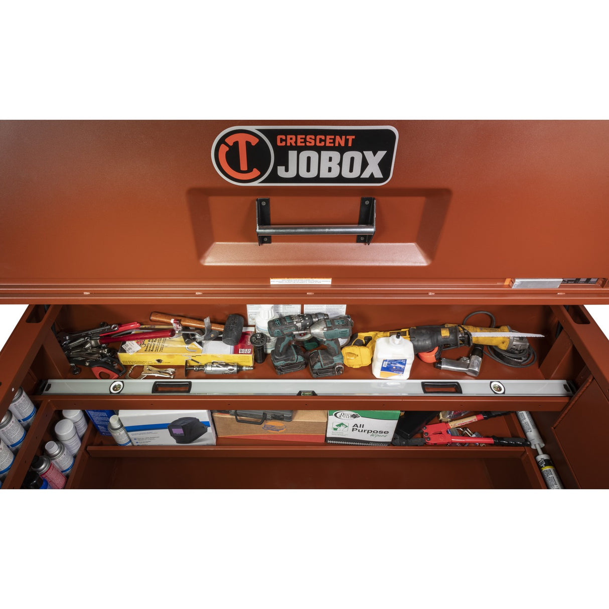 JOBOX 2-684990-01 74" Site-Vaultâ„¢ Drop Front Piano Box - 9
