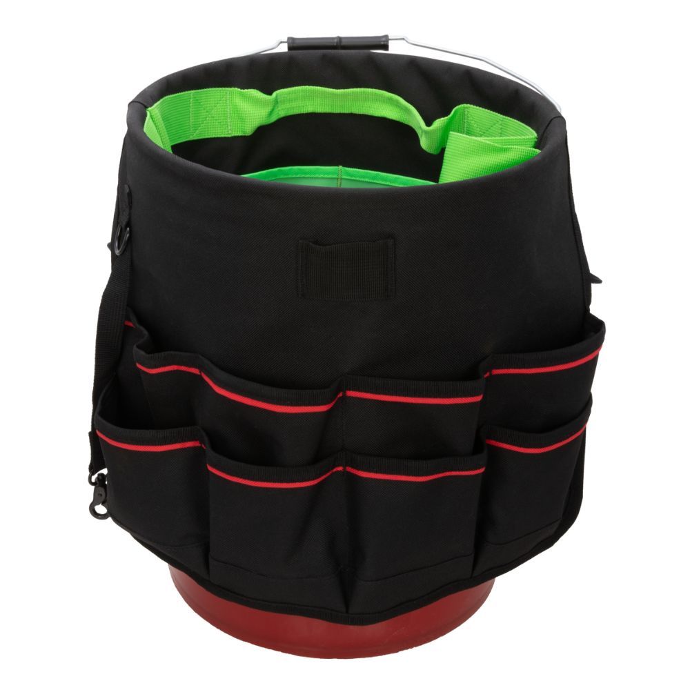 212 Performance BKO29-05 29-Pocket 5-Gallon Bucket Tool Organizer Black;Green;Red - 3