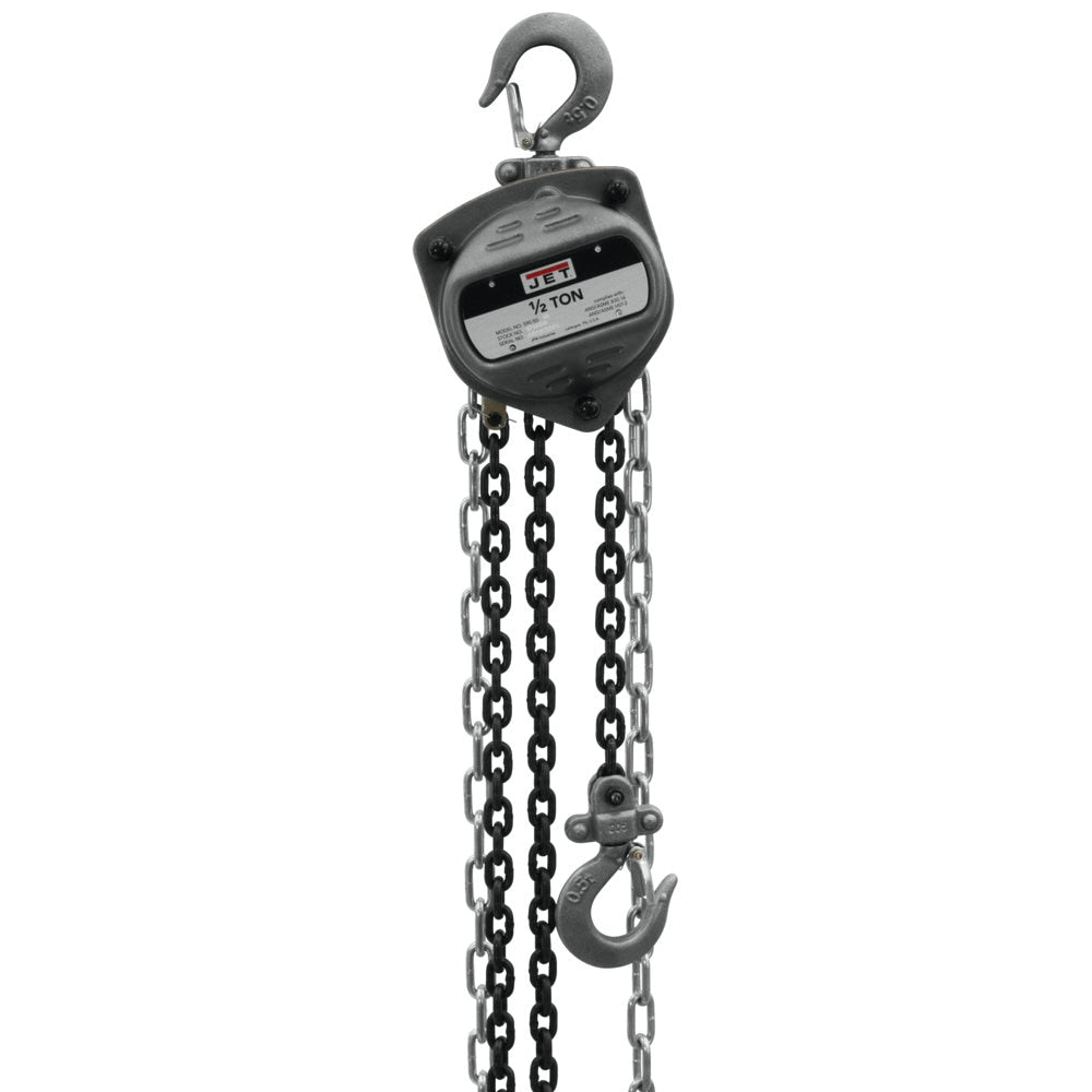 Jet JT9-101900 S90-050-10, 1/2-Ton Hand Chain Hoist With 10' Lift