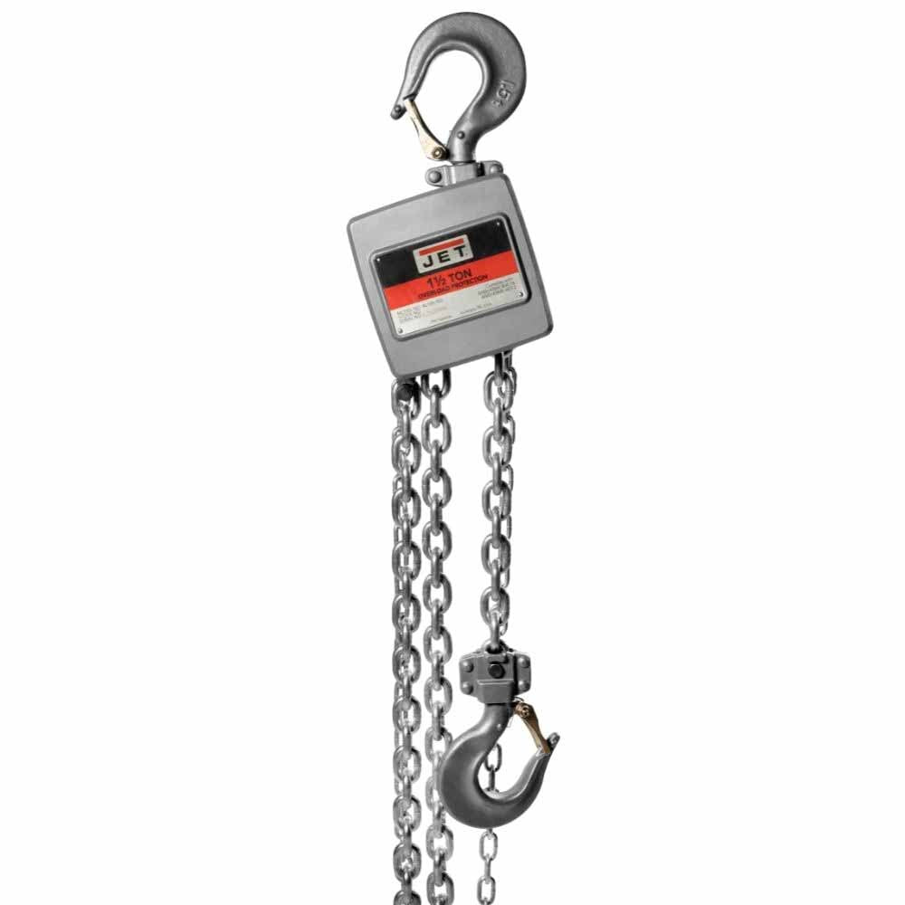 Jet JT9-133124 AL100-150-30 1-1/2 Ton Hand Chain Hoist with 30' of Lift