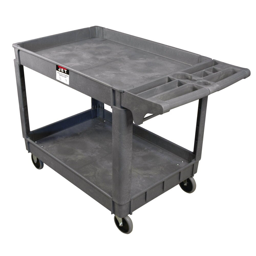 Jet JT9-140018 PUC-3117 18"W x 33"H x 39"L Utility Service Cart 2 Shelf Flat Handle