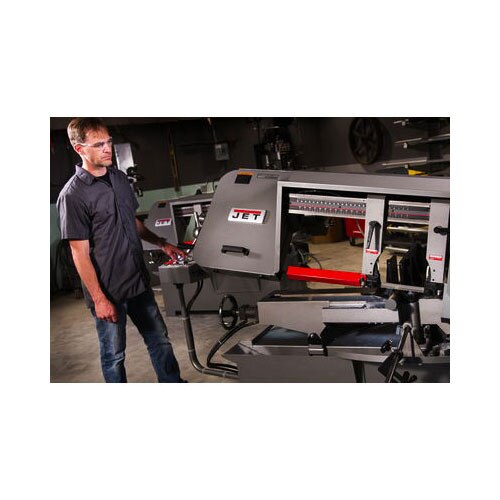 Jet JT9-424475 HBS-1220MSAH 12" x 20" Semi-Auto Mitering Var. Speed Bandsaw - 5