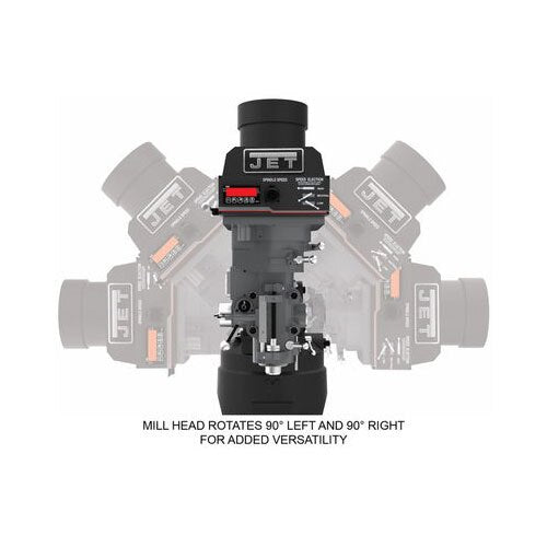 Jet Elite JT9-894145 ETM-949 Mill with 3-Axis ACU-RITE 303 (Knee) DRO - 7