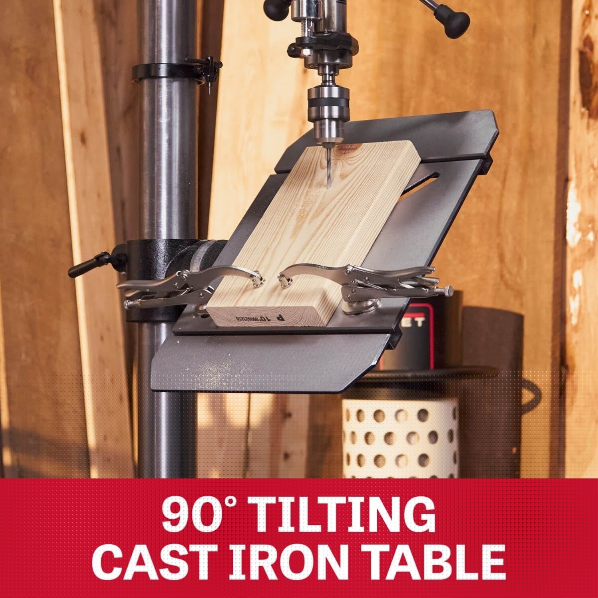 Jet JT1-2060 20 Inch Smart Drill Press with Touchscreen Control and 6 Inch Spindle Travel - 4