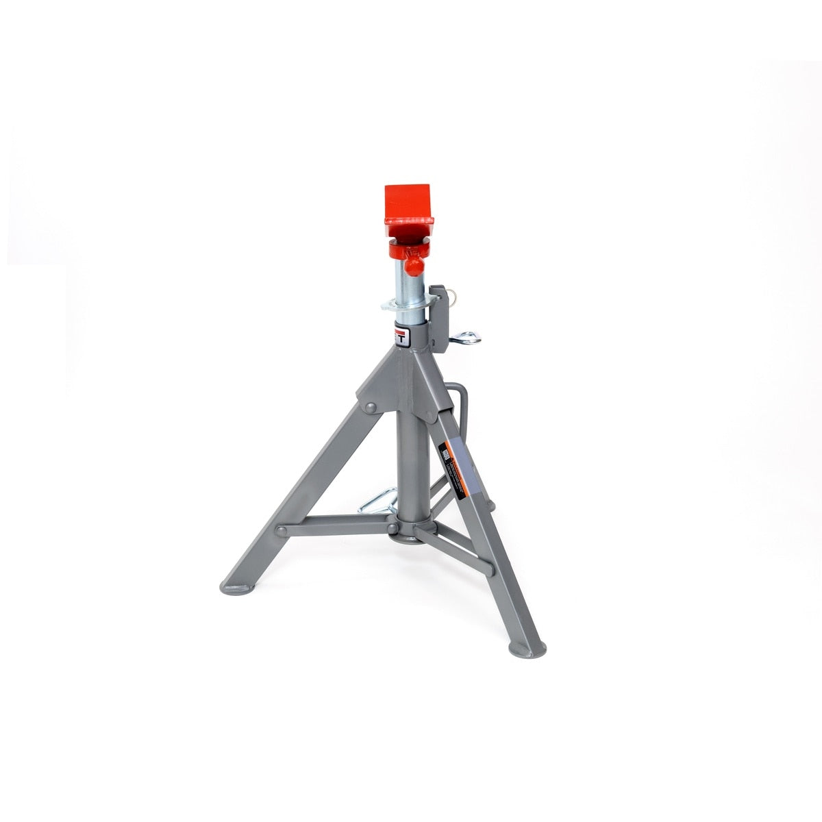 Jet JT1-3804 JPJ-LFD-V Low Folding Pipe Jack Stand with V Head 2500 lb Capacity (1 Piece) - 2