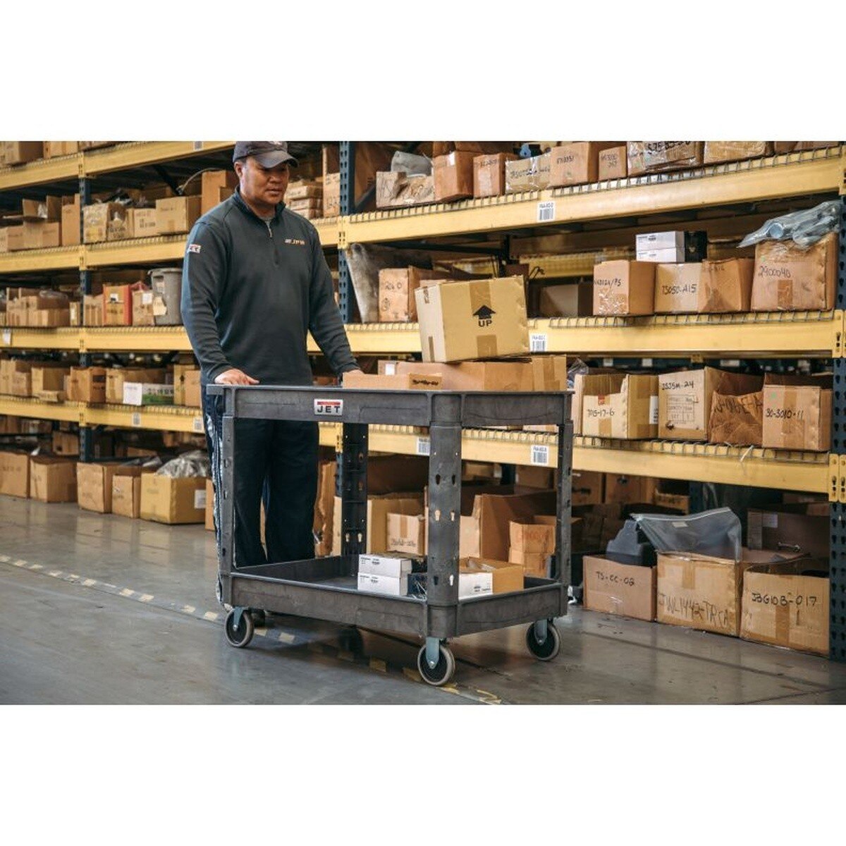 Jet JT9-141014 41" x 26" Resin Utility Cart - 6